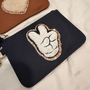 Stoney Clover Lane Noir Zipper Wallet